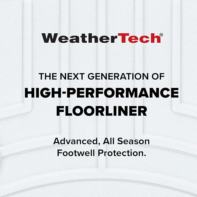 Weathertech FloorLiner HP Custom Fit Floor Mats for Chevrolet Silverado, Silverado 2500HD/3500HD, Silverado 1500-1st & 2nd Row (46066-1-0IM), Grey