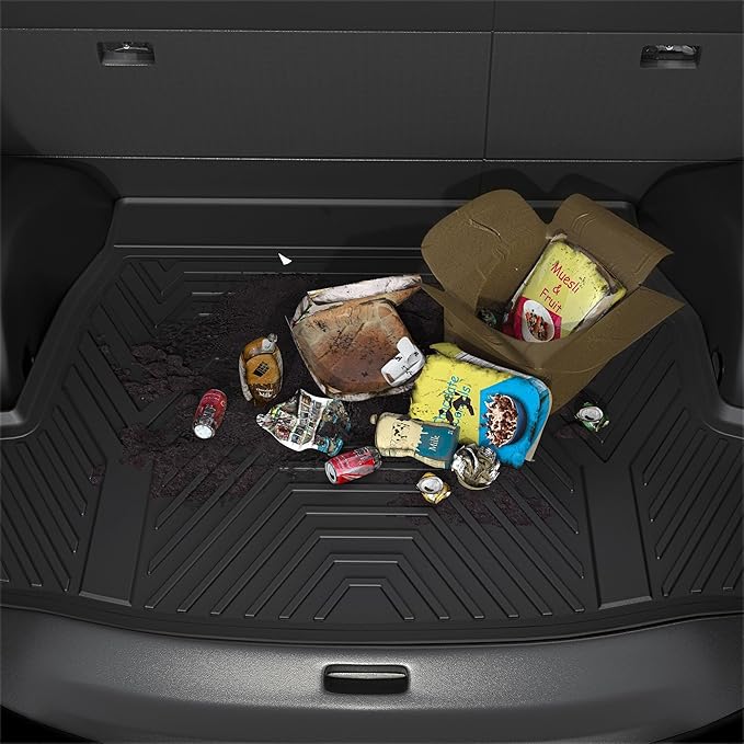 YITAMOTOR Cargo Mat Compatible with 2021 2022 2023 2024 2025 2026 Nissan Rogue No Sport, TPE All Weather Guard Custom Fit Rogue Trunk Liner, Black