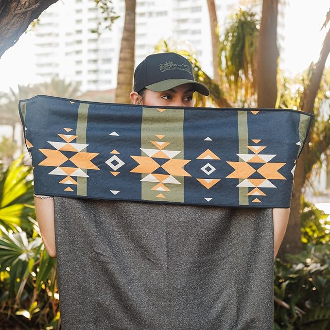 Sprints Athletic Running Towel, Full-Sized, Car Seat Cover - Performance Microfiber (Steppes Frontier)