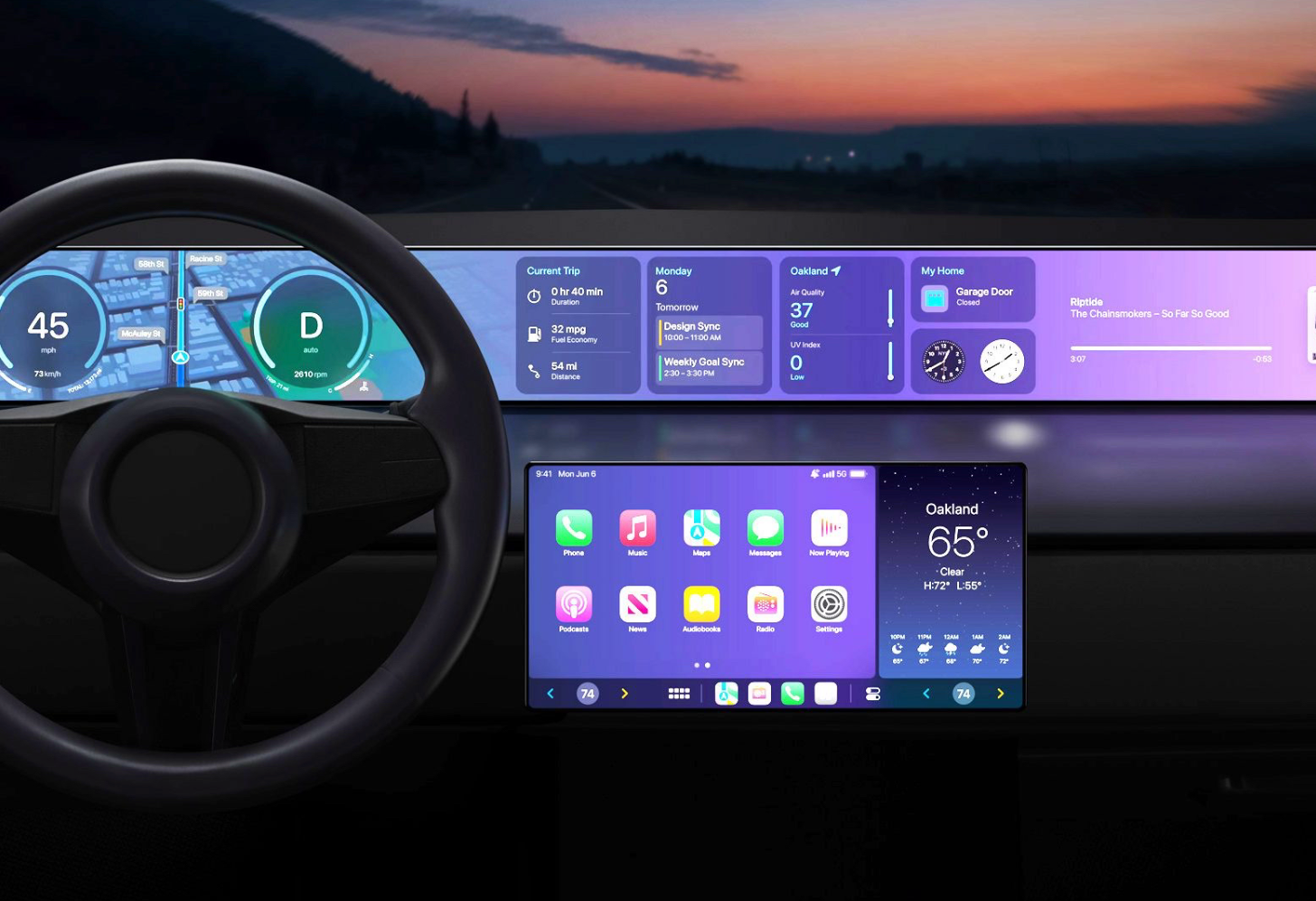 - CarPlay / Android Auto