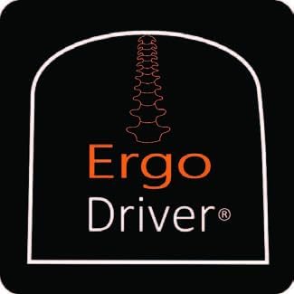 ErgoDriver Tailored Car Seat Back Support – Customisable Lumbar Cushion with Modular Inflatable Air Cells, Breathable Memory Foam, Fits Cars, Vans & Trucks, Portable & Adjustable