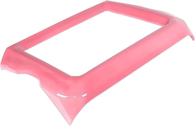 RT-TCZ for Jeep JL Center Console Radio Display Panel Trim Cover for Jeep Wrangler JL JLU Gladiator JT 2018-2023 Pink Interior Accessories 8.4 inch