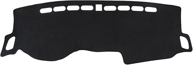 BIBLOZ Dash Cover for Kia Forte 2019-2024 Accessories Black Flannel Dashboard Cover Mat Car Dashboard UV Sun