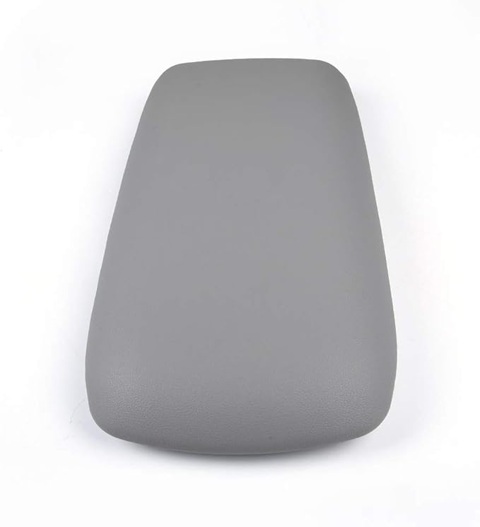 PIT66 Center Console Lid Cover, Compatible with 1997-2000 Ford Explorer/1997-2001 Mercury Mountaineer/2001-2002 Ford Explorer Sport Trac Light Gray Armrest Lid Kit