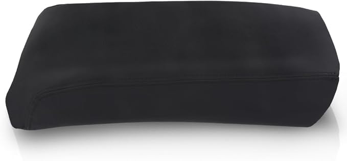 PIT66 Console Lid Armrest Cover Stitch Black Compatible with Ford Explorer 2011 2012 2013 2014 2015 2016 2017 2018