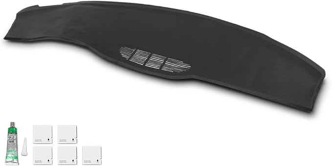 PIT66 Dash Cover Cap Compatible with Chevy Camaro Pontiac Firebird 2000 2001 2002 Dashboard Bezel Black Instrument Panel