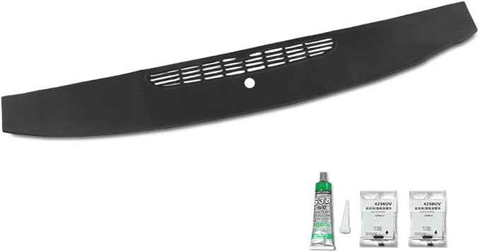 PIT66 Dash Panel Defrost Vent, Compatible with Chevy Tahoe Avalanche Suburban & GMC Yukon/XL/Denal & Cadillac Escalade 2007-2014/ Silverado Sierra 2007-2013 Dashboard Instrument Black