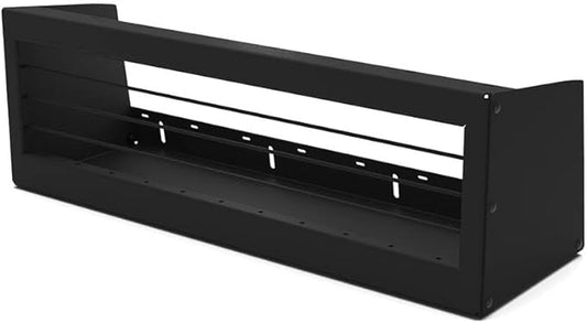 Flatline Van Co. 36" Open Face Upper Cabinet for 2015-2026 Ford Transit High Roof and Mid Roof Vans | Keeps Your Gear Accessible & Secure | Aluminum Design | Bungee Cords Included | Powder Coated