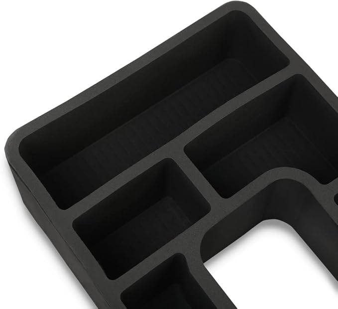 PIT66 Front Floor Center Console Compatible with Ford F150 F250 F350 Bronco 1978-1996 Floor Console Organizer Inserts 2PCS