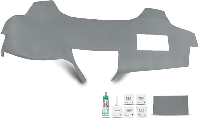 PIT66 Dash Cover Dashboard Bezel Compatible with Toyota Camry 2007 2008 2009 2010 2011 Instrument Panel Gray