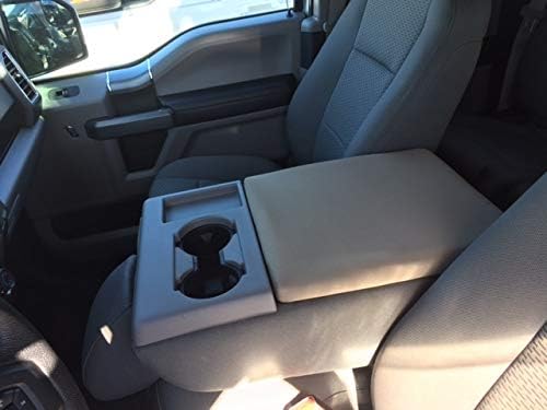 Auto Console Covers- Fits The Ford F-250 Super Duty 2017-2022 Center Console Armrest Lid Cover Waterproof Neoprene Fabric -Tan