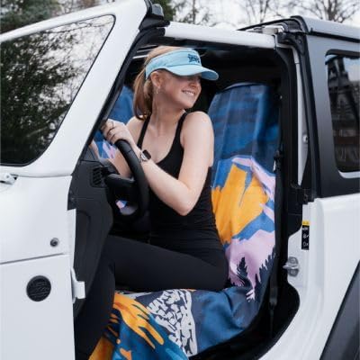 Sprints Athletic Running Towel, Full-Sized, Car Seat Cover - Performance Microfiber (Yosemite)