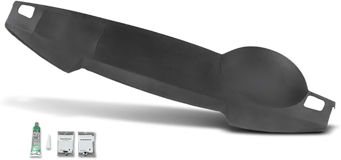 PIT66 Dash Dashboard Cover, Compatible with Land Rover LR3 SE and HSE 2005-2008, Fit Rover Range Rover Sport Supercharged & HSE 2005-2009 Plastic Instrument Panel Black