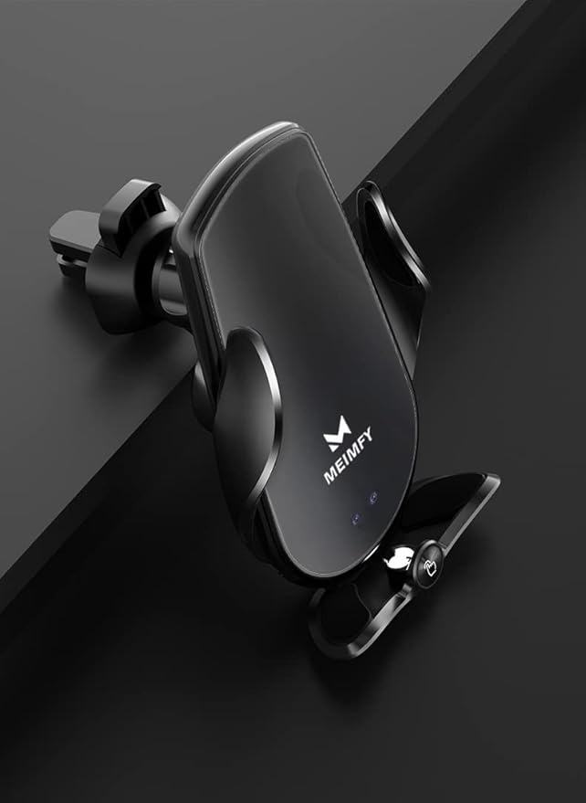 Wireless Car Charger Mount,Auto Clamping Air Vent Phone Holder for Car,New Upgraded Model,15W Qi Fast Charging/Magnetic DC Charging for All Mobile Phones,iPhone,Samsung,Pixel