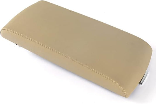 PIT66 Center Consoles Lid, Console Armrest Cover Compatible with Ford Flex 2013 2014 2015 2016 2017 Arm Rest lid, Beige FA8Z-7406024-AA FA8Z7406024AA