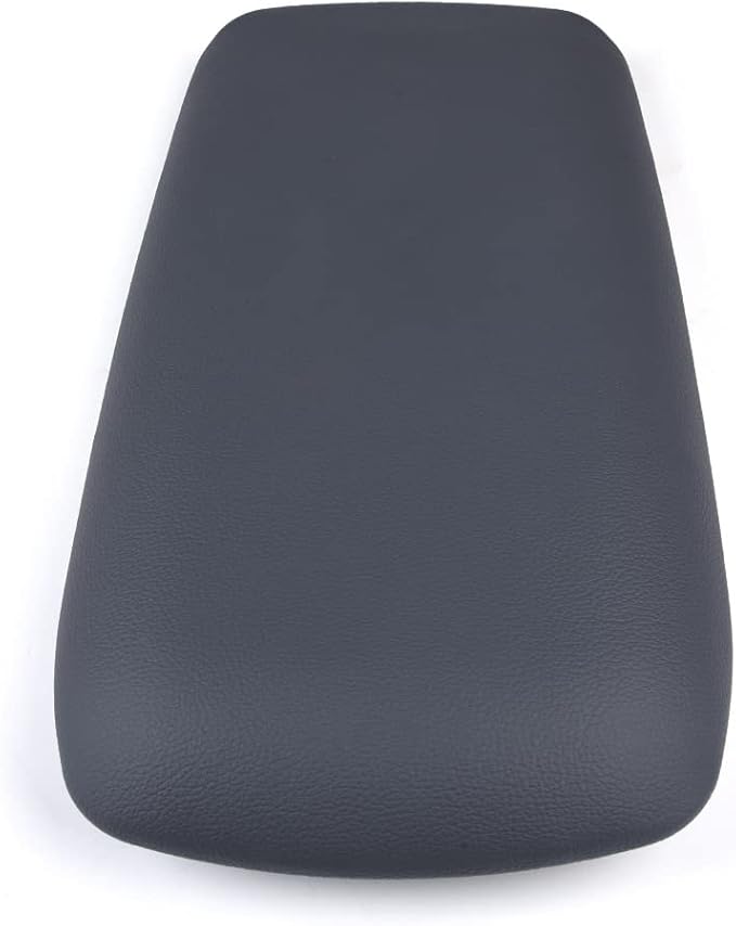 PIT66 Center Console Lid Cover, Compatible with 1997-2000 Ford Explorer/ 1997-2001 Mercury Mountaineer/ 2001-2002 Ford Explorer Sport Trac Gray Armrest Lid Kit 924-883