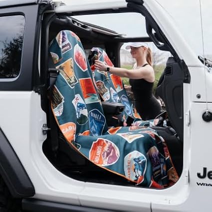 Sprints Athletic Running Towel, Full-Sized, Car Seat Cover - Performance Microfiber… (National Parks)