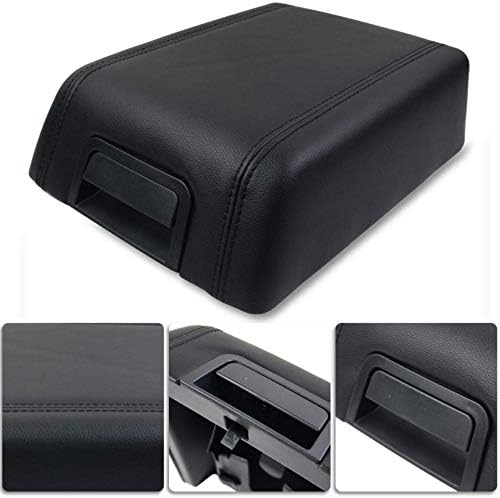 PIT66 Center Console Lid Armrest Cover, Compatible with 2004-2008 Ford F150, 5L3Z1506025AAD, Black