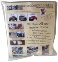 Auto Console Covers- Fits The Honda Accord 2013-2017 Center Console Armrest Cover Waterproof Neoprene Fabric-Tan