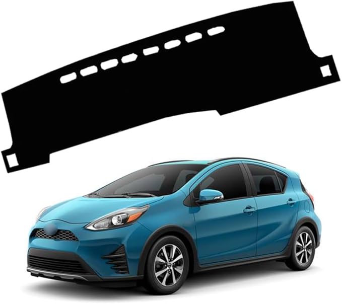 XITER Polyester Dashboard Cover Mat Carpet Dash Nonslip Sun Shade Mat Compatible For Prius c 2012 2013 2014 2015 2016 2017 2018 2019