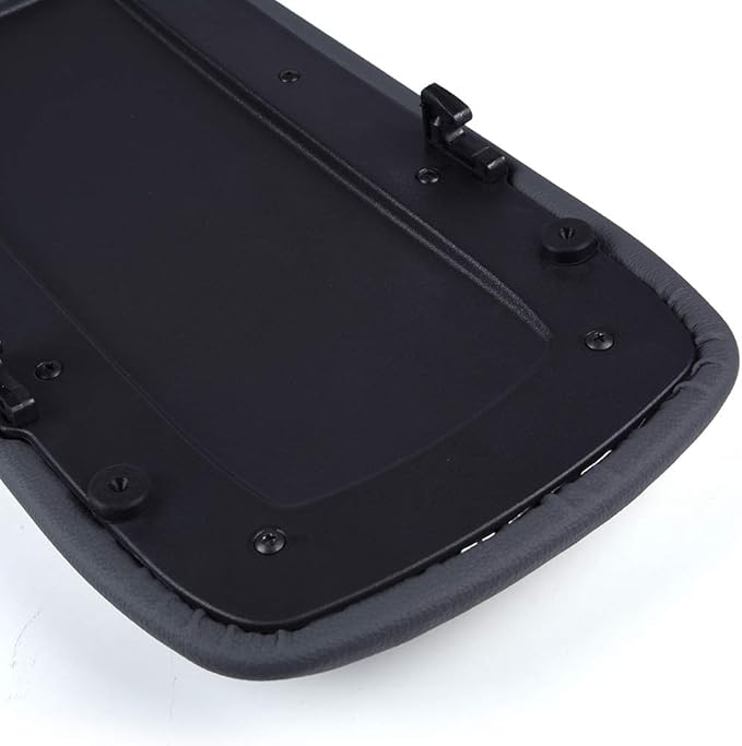 PIT66 Center Console Lid Cover, Compatible with 1997-2000 Ford Explorer/ 1997-2001 Mercury Mountaineer/ 2001-2002 Ford Explorer Sport Trac Gray Armrest Lid Kit 924-883