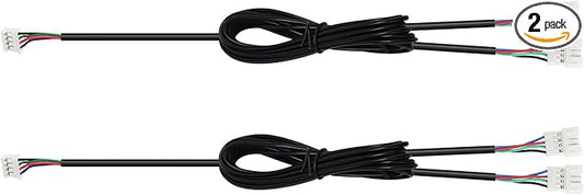 Acrylic car Interior Light 2-in-1 Extension Cable 2 Pcs