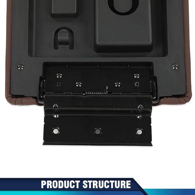 PIT66 Center Console Armrest Lid Cover Compatible with Ford F150 2009-2014/Fit Lincoln Mark LT 2010-2014, Fit for Flow Through Consoles Only 9L3Z1506024CC