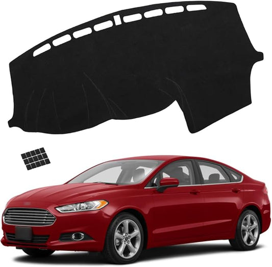 XITER Polyester Dashboard Cover Mat Carpet Dash Nonslip Sun Shade Mat Compatible For Ford 2012-2018 Focus（Not Fit ST or RS).