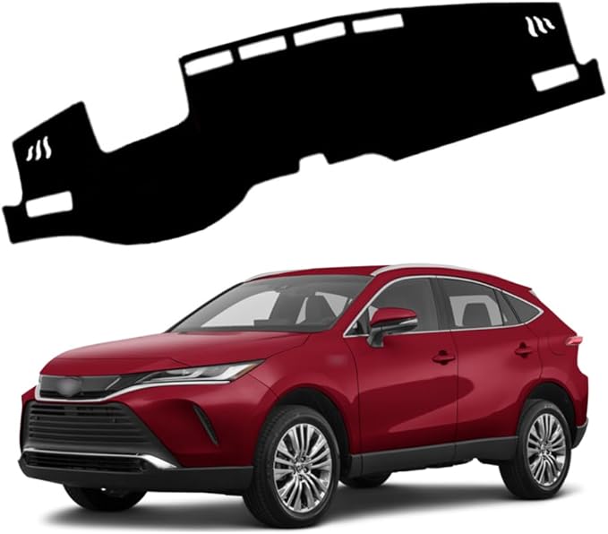 XITER Polyester Dashboard Cover Mat Carpet Dash Nonslip Sun Shade Mat Compatible For Venza 2021 2022 2023 2024 2025(With HUD)