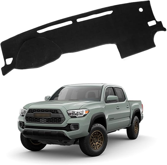 XITER Polyester Dashboard Cover Mat Carpet Dash Nonslip Sun Shade Mat Compatible For tacoma 2016 2017 2018 2019 2020 2021 2022 2023