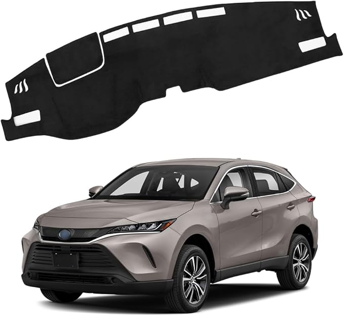 XITER Polyester Dashboard Cover Mat Carpet Dash Nonslip Sun Shade Mat Compatible For Venza 2021 2022 2023 2024 2025(Without HUD)