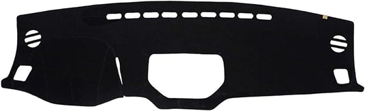 KEYOOG Dashboard Cover Dash Mat Fit for to-yota Tundra 2021-2014 (Without Center Speaker and HUD Models),Car Dash Board Mat Anti-Glare Carpet,Non-Slip Pad Sunshield Protector (Black)