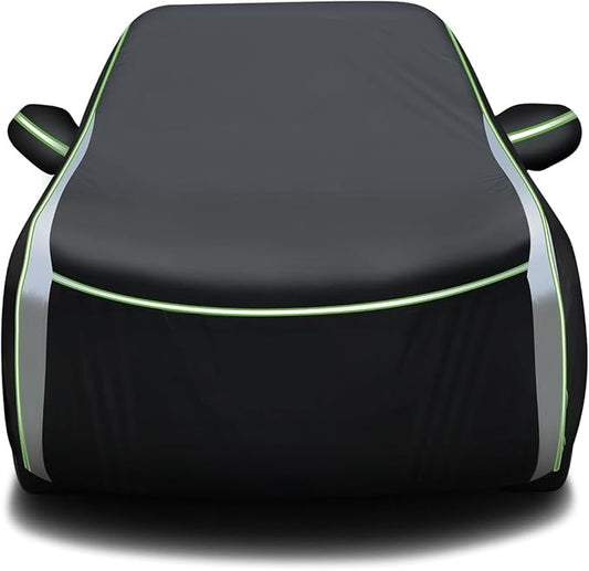 Escape Car Cover Fits for Ford Escape 2001-2023 2024 2025 2026 All Weather SUV Car Covers for Escape Accessories, Waterproof with Zipper & Reflective Safety Strips