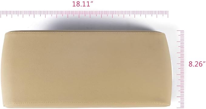 PIT66 Center Consoles Lid, Console Armrest Cover Compatible with Ford Flex 2013 2014 2015 2016 2017 Arm Rest lid, Beige FA8Z-7406024-AA FA8Z7406024AA