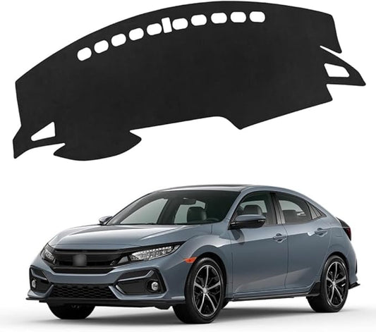 XITER Polyester Dashboard Cover Mat Carpet Dash Nonslip Sun Shade Mat Compatible For Honda civic 2016 2017 2018 2019 2020 2021.