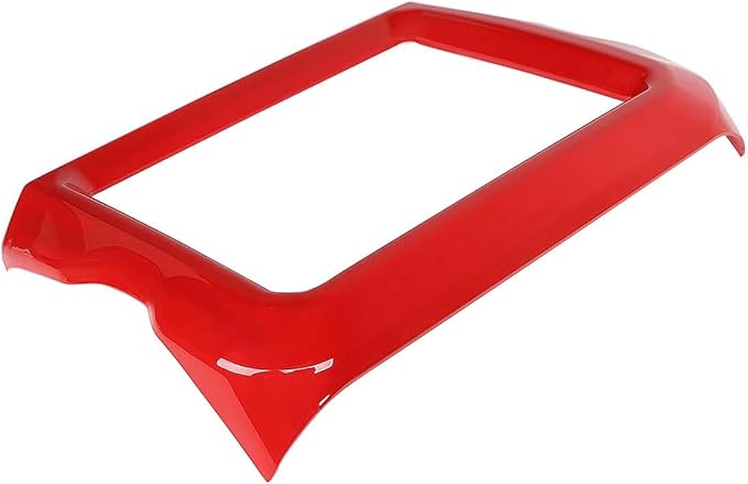 RT-TCZ for Jeep JL Center Console Radio Display Panel Trim Cover for Jeep Wrangler JL JLU Gladiator JT 2018-2023 Red Interior Accessories 8.4 inch