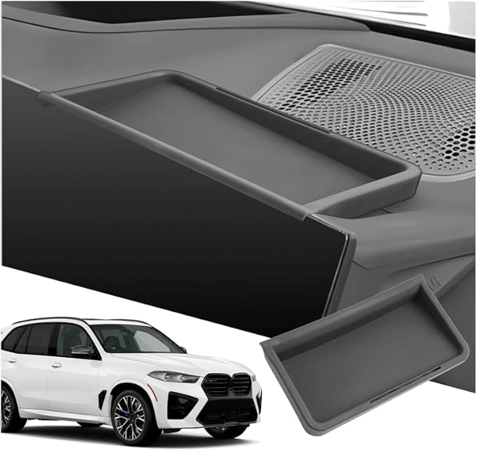 SXCY for 2024 2025 2026 BMW X5/X6/X7 Dashboard Tray [14.9 in All-one Touch Screen Only] for BMW X5 2024-2026 Accessories for 2025 2026 BMW X5 Console Organizer 2024 2026 X5 Dash Screen Back Organizer