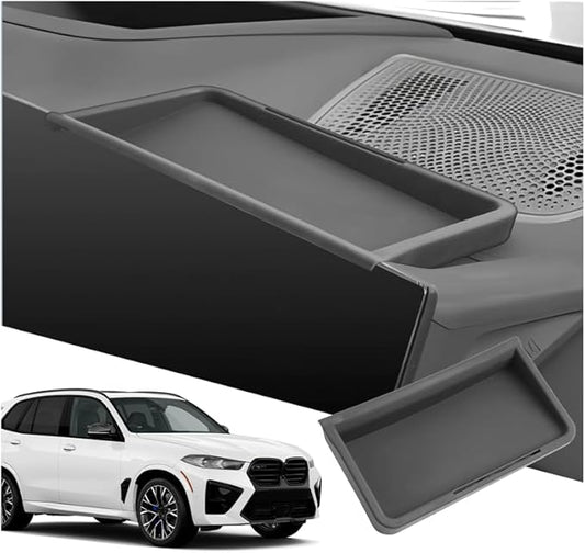 SXCY for 2024 2025 2026 BMW X5/X6/X7 Dashboard Tray [14.9 in All-one Touch Screen Only] for BMW X5 2024-2026 Accessories for 2025 2026 BMW X5 Console Organizer 2024 2026 X5 Dash Screen Back Organizer