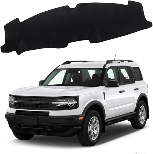 XITER Polyester Dashboard Cover Mat Carpet Dash Nonslip Sun Shade Mat Compatible For Ford 2021-2025 Bronco Sport,Not Fit Bronco.