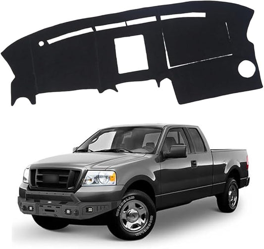 XITER Polyester Dashboard Cover Mat Carpet Dash Nonslip Sun Shade Mat Compatible For Ford 2004-2008 Ford F150.