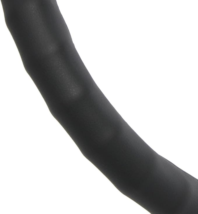 Motor Trend Ergonomic Grip Steering Wheel Cover/Protector for Small Size Steering Wheels in Cars, SUVs, Boats (13.5-14.5") (Genuine Leather (Black))