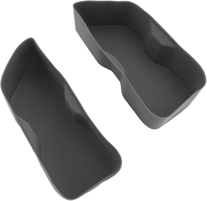 SKTU 2Pcs for 2024 2025 2026 Toyota Grand Highlander Door Side Storage Box Grand Highlander Door Handle Organizer 2024 2025 2026 Grand Highlander Accessories Phone Container Key Holder Tray (Rear)