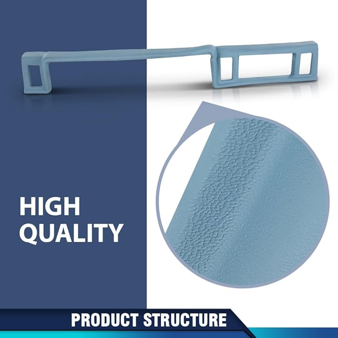 PIT66 Dash Cover Dashboard Bezel Compatible with Ford Ranger S/XLT/STX/Custom 1988, Fit Ford Ranger 1983 1984 1985 1986 1987 Light Blue Instrument Panel