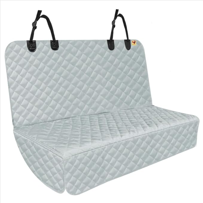 Dog Back Seat Cover Protector, Waterproof Dog Car Seat Covers, Heavy-Duty & Nonslip Backseat Protection for Dogs and Kids, Compatible Pet Car Seat Cover for Cars, Trucks & SUVs