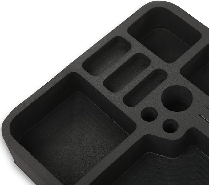 PIT66 Front Floor Center Console Compatible with Ford F150 F250 F350 Bronco 1978-1996 Floor Console Organizer Inserts 2PCS