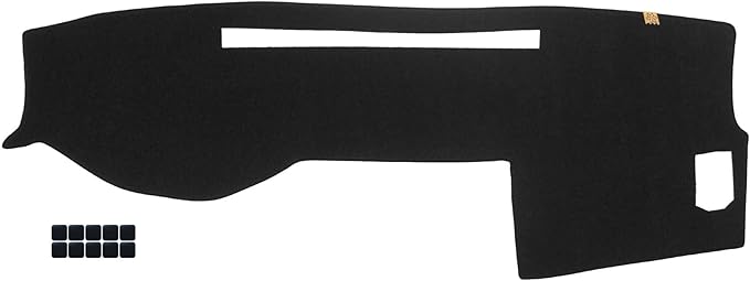 KEYOOG Dashboard Cover Dash Mat Fit for to-yota Tacoma 2015-2005 (Without HUD Models),Car Dash Board Mat Anti-Glare Carpet,Non-Slip Pad Sunshield Protector (Black)