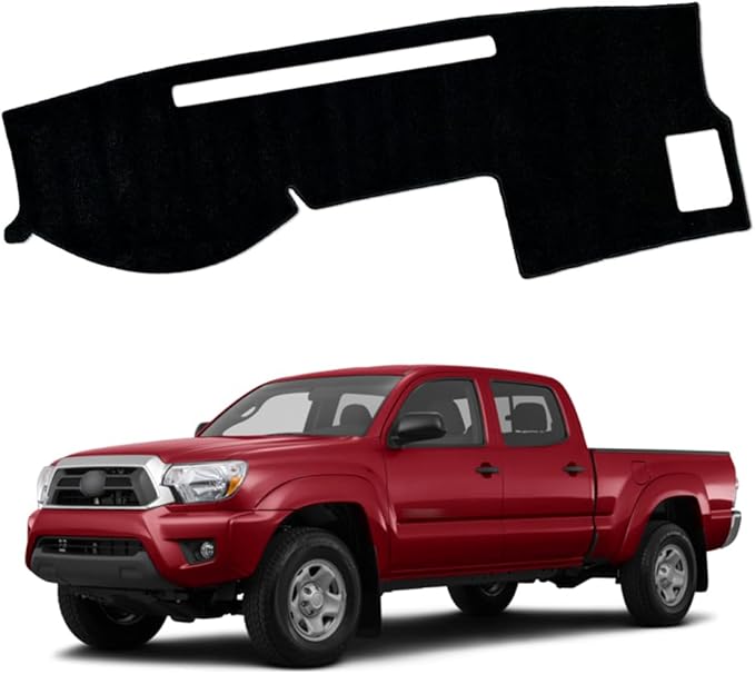 XITER Polyester Dashboard Cover Mat Carpet Dash Nonslip Sun Shade Mat Compatible For tacoma 2005 2006 2007 2008 2009 2010 2011 2012 2013 2014 2015