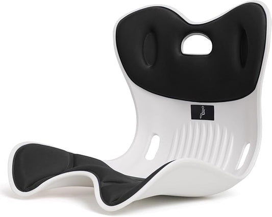 Ergonomic Back Support Office Chair Posture Correction Back Tailbone Pain Relief Seat Cushion Memory Foam Portable Floor seat Comfortable Lumbar Pillow Home Outdoor Gaming