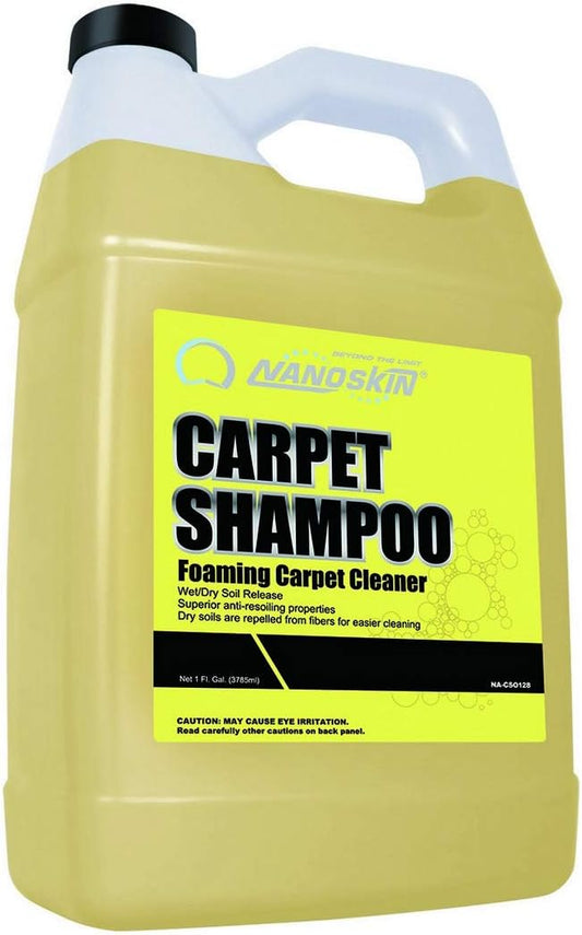 Nanoskin CARPET SHAMPOO Concentrated Foaming Carpet Cleaner 1 gallon - Dilutable Up to 19:1, Wet/Dry Soil Release, Anti-Resoiling, Pet Stain Remover, Safe for Stain Resist Carpet, Home&Commercial Use