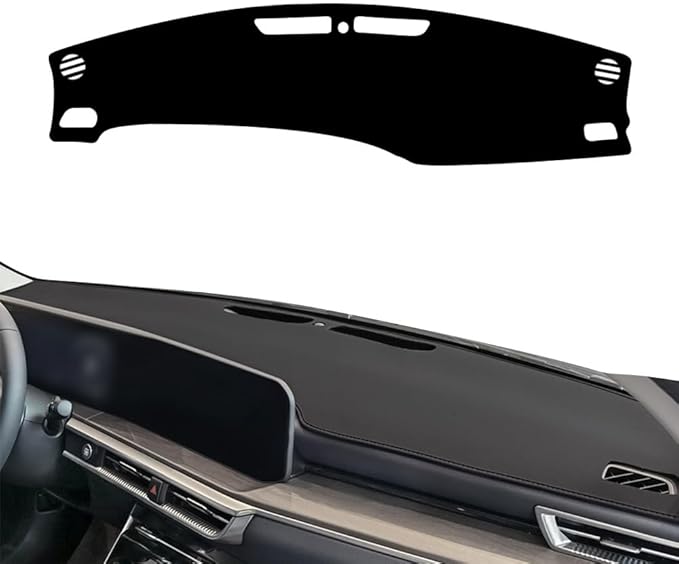 Automotive Dashboard Cover Compatible with KIA K5 2021 2022 2023 2024 2025,Leather Material Dashboard mat,Automotive Interior Accessories